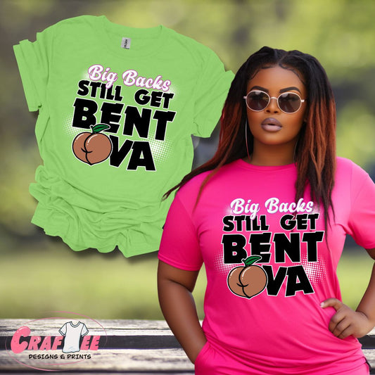 Front View Big Backs Graphic TShirt - Craftee Designs & Prints